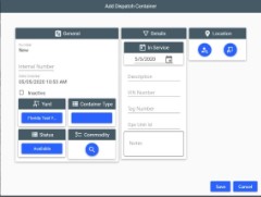 Add Dispatch Container Window